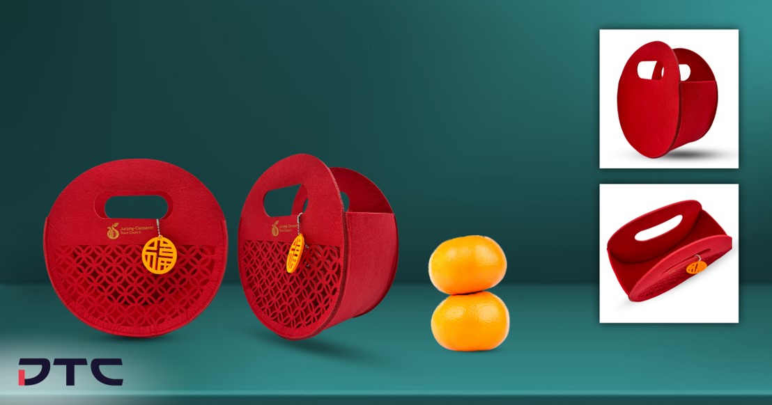 Boost Community Engagement with CNY Merchandise: Jurong-Clementi Town Council's Mandarin Orange Carrier